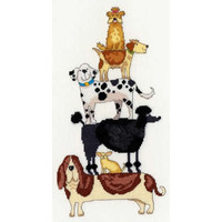 Borduurpakket Stacks! - Dog Stack - Bothy Threads