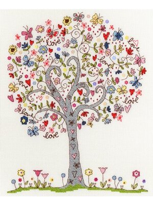 Bothy Threads Borduurpakket Love - Love Tree - Bothy Threads