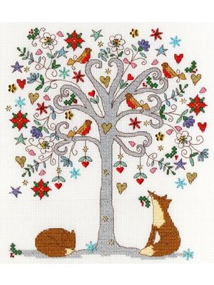 Bothy Threads Borduurpakket Love - Love Winter - Bothy Threads