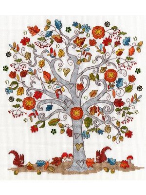 Bothy Threads Borduurpakket Love - Love Autumn - Bothy Threads