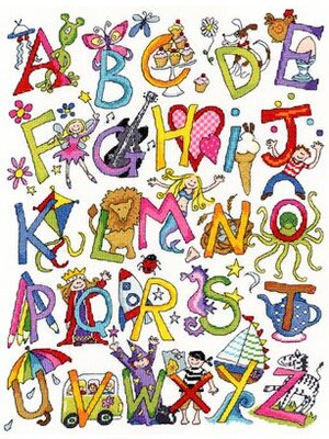 Bothy Threads Borduurpakket Samplers - Alphabet Fun - Bothy Threads