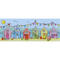 Borduurpakket Fun! - Beach Hut Fun - Bothy Threads