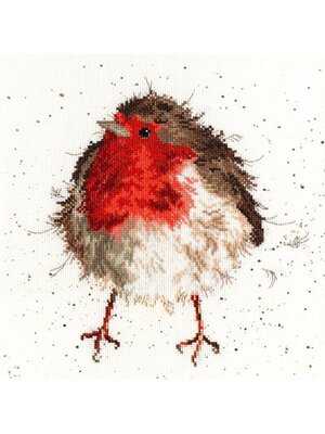 Bothy Threads Borduurpakket Hannah Dale - Jolly Robin - Bothy Threads