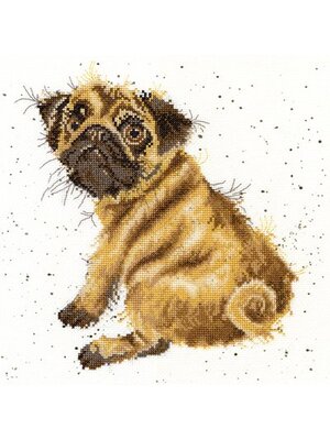 Bothy Threads Borduurpakket Hannah Dale - Pug - Bothy Threads