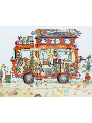 Bothy Threads Borduurpakket Cut Thru‘ - Camper Van - Bothy Threads