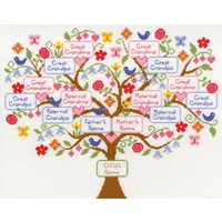 Borduurpakket Friends & Family - My Family Tree - Bothy Threads