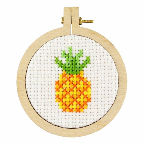 Stitchonomy  Ananas - mini hoop