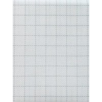 Zweigart Easy Count Borduurstof Aida Wit | 16 Count (6,3/cm) | Stuk 50 x 55 cm