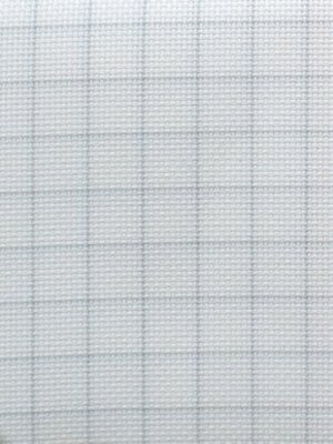Zweigart Zweigart Easy Count Borduurstof Aida Wit | 14 Count (5,4/cm) | Stuk 50 x 55 cm