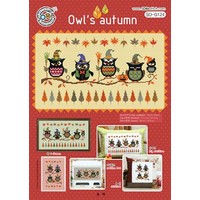 Borduurpatroon Owl's Autumn - Soda Stitch