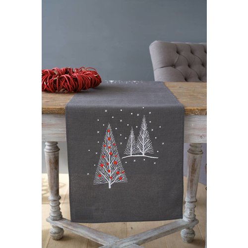 Vervaco Loper kit Kerstbomen Vervaco Loper kit Kerstbomen