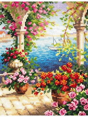 Magic Needle CI Borduurpakket Flower breeze - Magic Needle