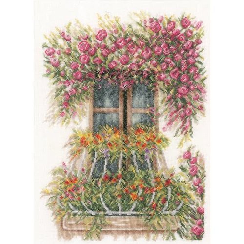 Lanarte Telpakket kit Balkon met bloemen