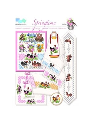Lindner’s Kreuzstiche Patroon Lindner 096 - Springtime Lindner’s Kreuzstiche Patroon Lindner 096 - Springtime