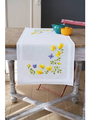 Vervaco Loper kit Lentebloemen