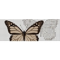 Borduurpatroon van foto 1 - sepia - 24 x 36 cm