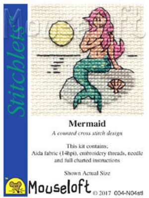 Mouseloft Borduurpakket Mermaid - Mouseloft