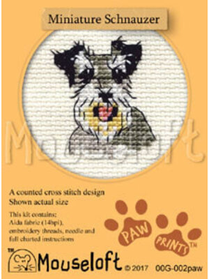 Mouseloft Borduurpakket Miniature Schnauzer - Mouseloft
