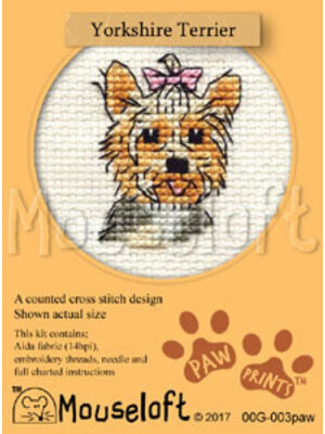 Mouseloft Borduurpakket Yorkshire Terrier - Mouseloft