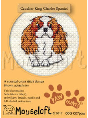 Mouseloft Borduurpakket Cavalier King Charles Spaniel - Mouseloft