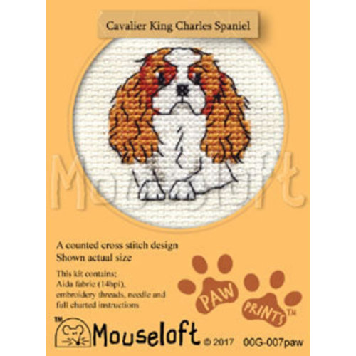 Mouseloft Borduurpakket Cavalier King Charles Spaniel - Mouseloft