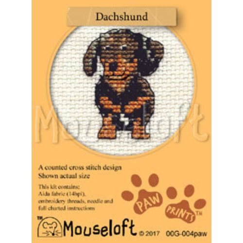 Mouseloft Borduurpakket Dachshund - Mouseloft