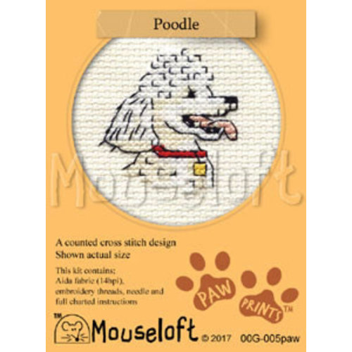 Mouseloft Borduurpakket Poodle - Mouseloft