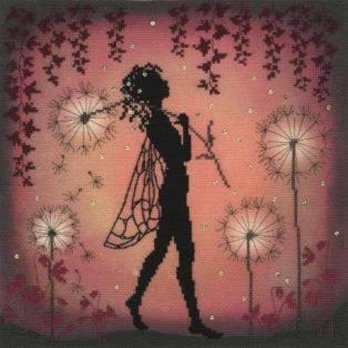 Bothy Threads Borduurpakket Lavina Stamps' Fairies - Dandelion Fairy - Bothy Threads