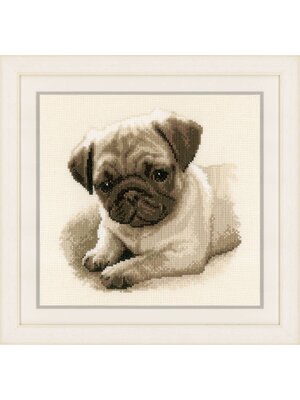 Vervaco Telpakket kit Mopshond