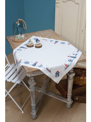 Vervaco Aida tafelkleed kit Maritiem