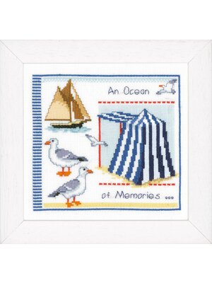 Vervaco Official Telpakket kit Zacht zingt de zee... Vervaco Official Telpakket kit Zacht zingt de zee...