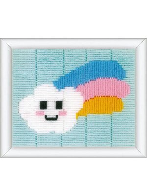 Vervaco Spansteek kit Wolkje met regenboog