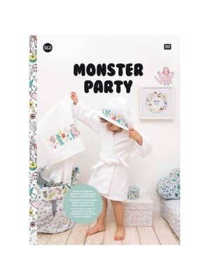 Rico Design Borduurboek Monster Party No. 163 Rico Design Borduurboek Monster Party No. 163