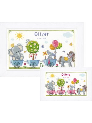 Vervaco Telpakket kit Dierenkoets