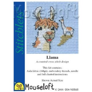 Mouseloft Borduurpakket Llama - Mouseloft