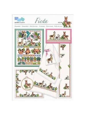 Lindner’s Kreuzstiche Patroon Lindner 100 - Fiesta Lindner’s Kreuzstiche Patroon Lindner 100 - Fiesta