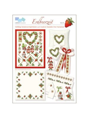 Lindner’s Kreuzstiche Patroon Lindner 017 - Aardbeientijd