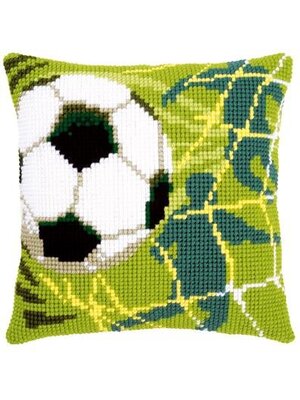 Vervaco Kruissteekkussen kit Voetbal