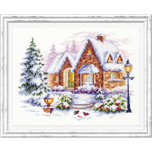 Magic Needle Borduurpakket Winter house - Magic Needle Magic Needle Borduurpakket Winter house - Magic Needle