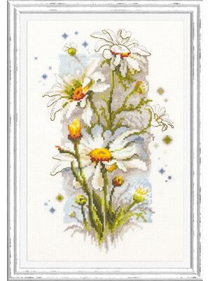 Magic Needle CI Borduurpakket White Daisies - Magic Needle
