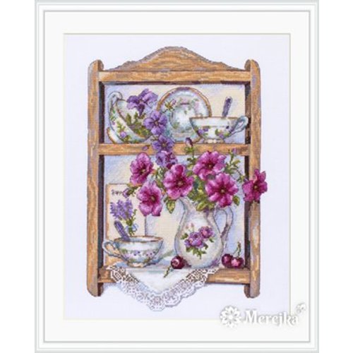 Merejka Borduurpakket Petunias - MEREJKA Merejka Borduurpakket Petunias - MEREJKA
