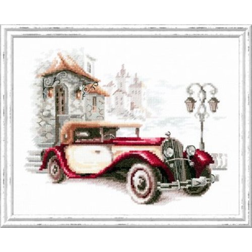 Chudo Igla Borduurpakket Retro Buick - Magic Needle Chudo Igla Borduurpakket Retro Buick - Magic Needle