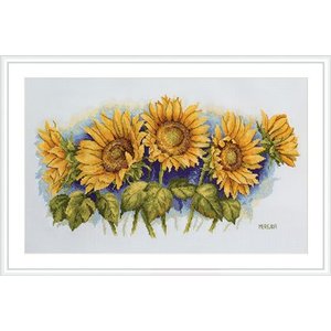Merejka Borduurpakket Bright Sunflowers - MEREJKA