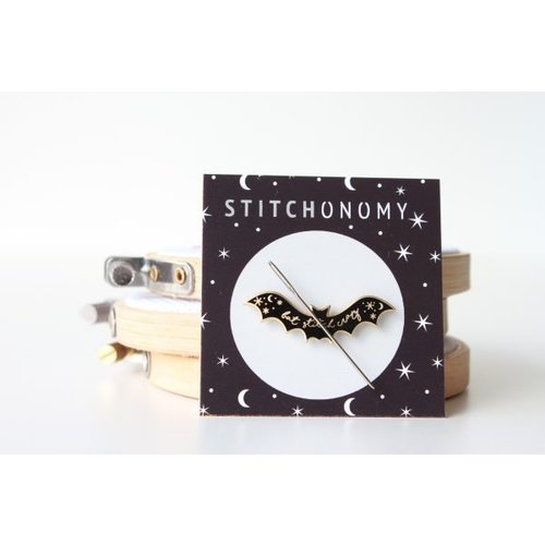 Stitchonomy  Needle Minder - Naaldenmagneet Bat Stitch Crazy - Rosegoud