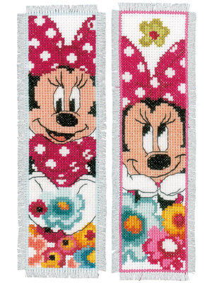 Vervaco Bladwijzer kit Disney Minnie dagdroomt set van 2