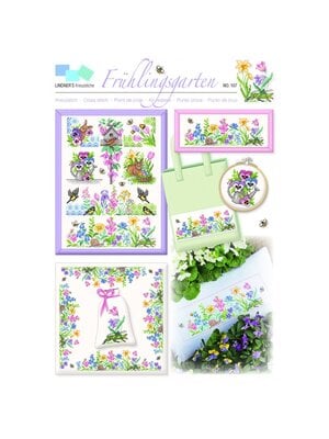Lindner’s Kreuzstiche Patroon Lindner 107 - Lentetuin Lindner’s Kreuzstiche Patroon Lindner 107 - Lentetuin