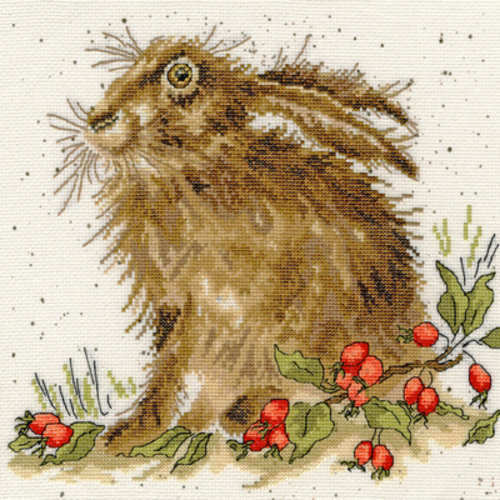 Bothy Threads Borduurpakket Hannah Dale Hippy Hare - Bothy Threads Bothy Threads Borduurpakket Hannah Dale Hippy Hare - Bothy Threads