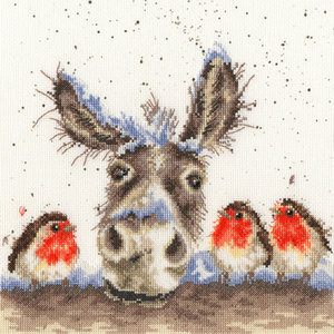 Bothy Threads Borduurpakket Hannah Dale Christmas Donkey - Bothy Threads