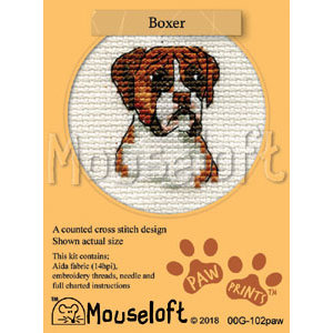 Mouseloft Borduurpakket Boxer - Mouseloft