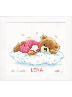 Vervaco Telpakket kit Snoezend beertje